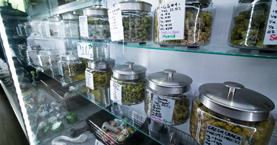 medical recreational cannabis at a legal retail