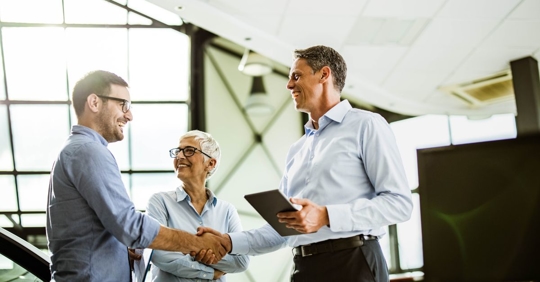 business owners shaking hands