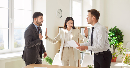 discussing business failure