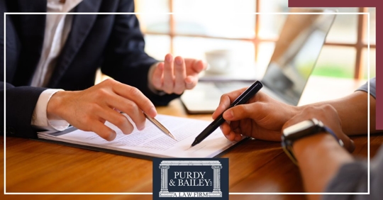 lawyer working with real estate buyer